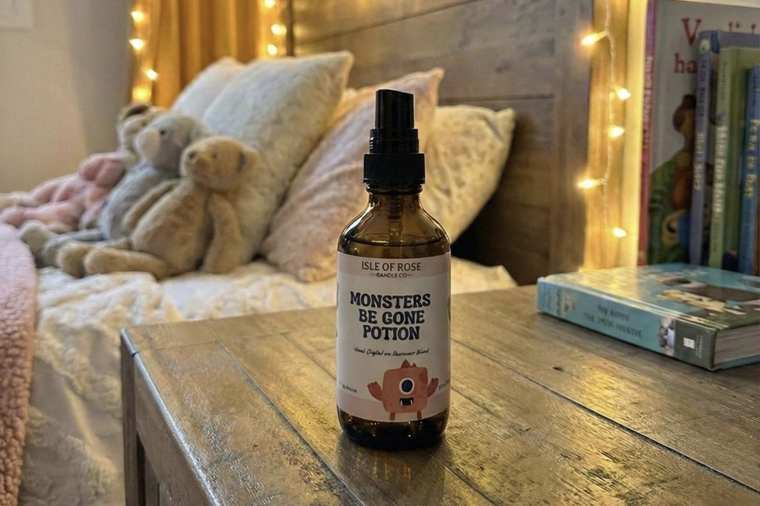 Monsters Be Gone: A Gentle, Non-Toxic Monster Spray to Make Bedtime Feel Safe Again