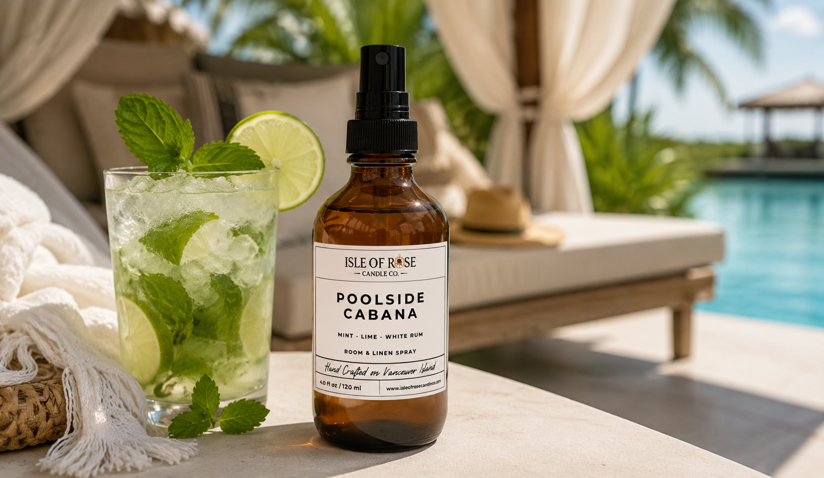 Poolside Cabana – Room & Linen Spray